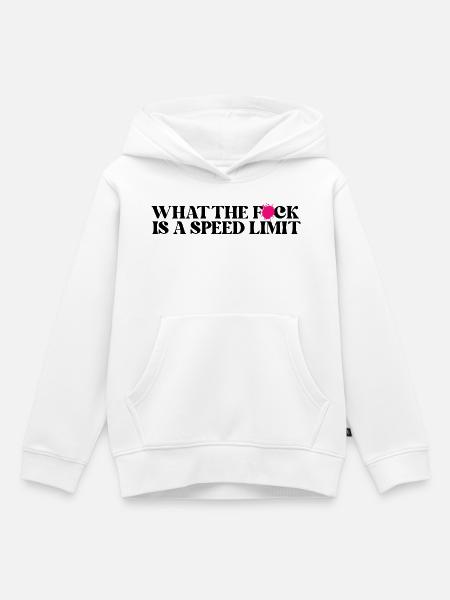 Auto - Kinder Premium Organic Hoodie - Weiß