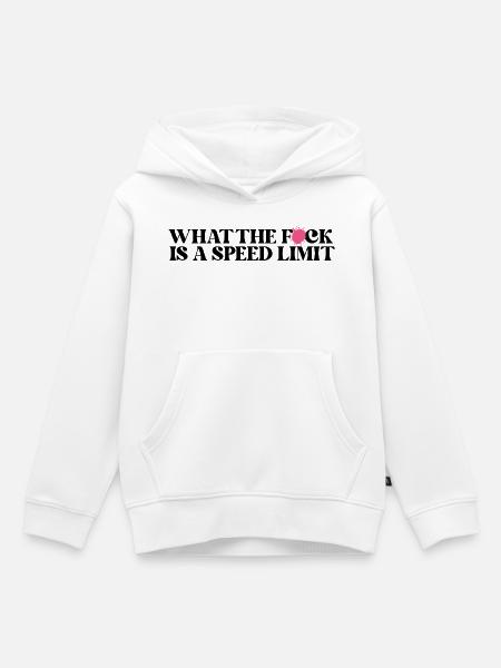 Auto - Kinder Premium Organic Hoodie - Weiß