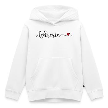 Lehrerin - Kinder Premium Organic Hoodie - Weiß - Vorne - AI Model Kid Female (0cm)
