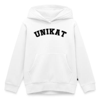 Unique piece - Kids Premium Organic Hoodie - white - Front - AI Model Kid Female (0cm)