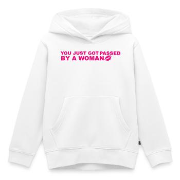 Humor - Kinder Premium Organic Hoodie - Weiß - Vorne - AI Model Kid Female (0cm)
