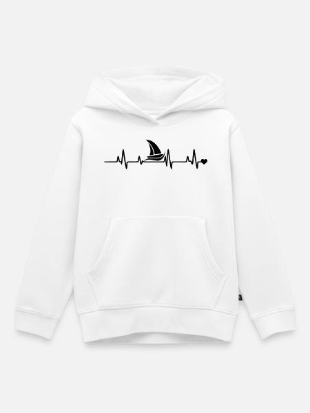 Sail - Kinder Premium Organic Hoodie - Weiß