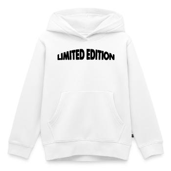 Limited edition - Kids Premium Organic Hoodie - white - Front - AI Model Kid Female (0cm)