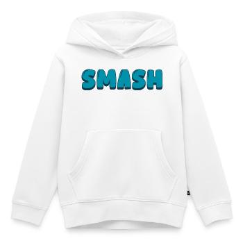 Smash - Kinder Premium Organic Hoodie - Weiß - Vorne - AI Model Kid Female (0cm)