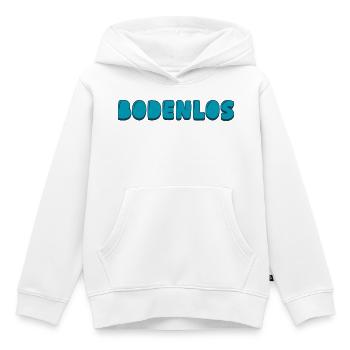 bottomless - Kids Premium Organic Hoodie - white - Front - AI Model Kid Female (0cm)