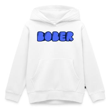 Bober - Kinder Premium Organic Hoodie - Weiß - Vorne - AI Model Kid Female (0cm)