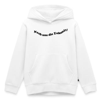 Nach uns die Zukunft! - Kinder Premium Organic Hoodie - Weiß - Vorne - AI Model Kid Female (0cm)