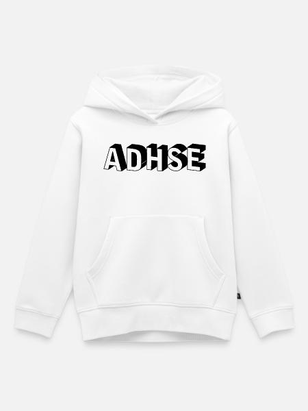 ADHSE - Kinder Premium Organic Hoodie - Weiß