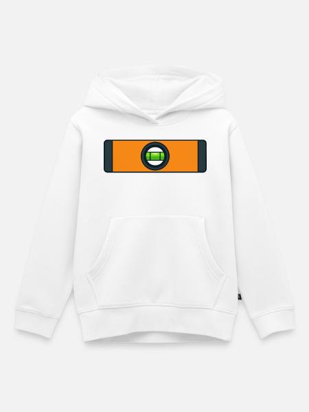 Wasserspiegel - Kinder Premium Organic Hoodie - Weiß