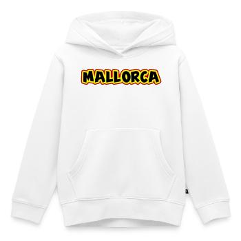 Majorque - Sweat Premium à capuche enfant bio - blanc - Devant - AI Model Kid Female (0cm)