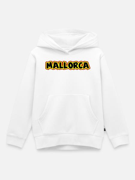 Mallorca - Kinder Premium Organic Hoodie - Weiß