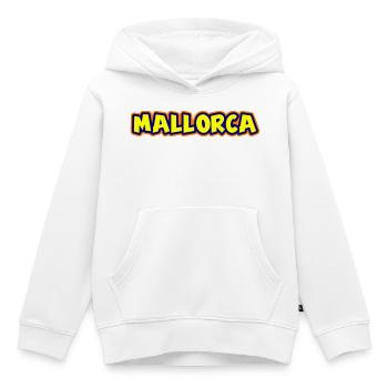 Mallorca Schriftzug - Kinder Premium Organic Hoodie - Weiß - Vorne - AI Model Kid Female (0cm)