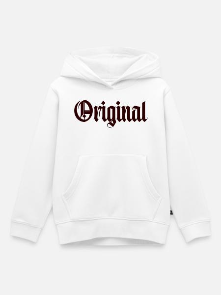original- - Kinder Premium Organic Hoodie - Weiß