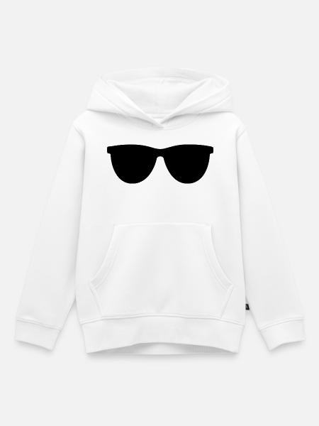 Sonnenbrille - Kinder Premium Organic Hoodie - Weiß