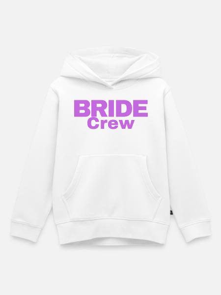 Bride Crew - Kinder Premium Organic Hoodie - Weiß