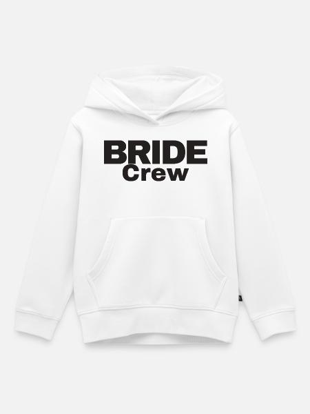 Bride Crew - Kinder Premium Organic Hoodie - Weiß