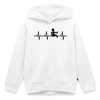 Busfahrer Herzklopfen - Kinder Premium Organic Hoodie - Weiß - Vorne - AI Model Kid Female (0cm)