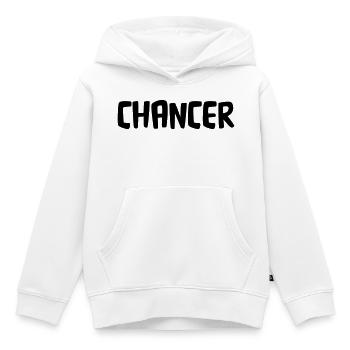 Chancer - Kinder Premium Organic Hoodie - Weiß - Vorne - AI Model Kid Female (0cm)