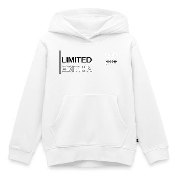 Une autre édition limitée - Sweat Premium à capuche enfant bio - blanc - Devant - AI Model Kid Female (0cm)