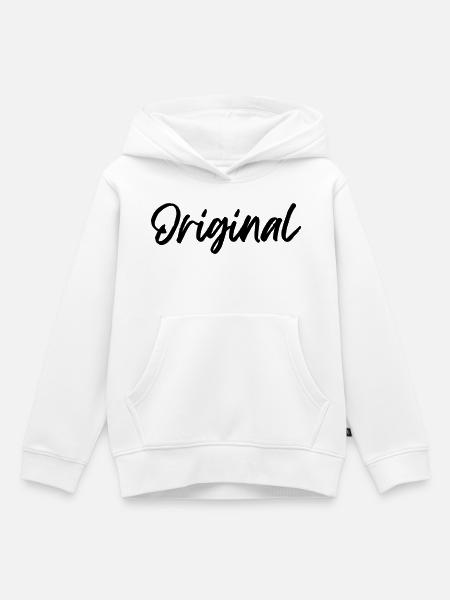 Original - Kinder Premium Organic Hoodie - Weiß