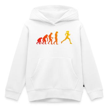 Geschenkidee für eine Running mit Running - Kinder Premium Organic Hoodie - Weiß - Vorne - AI Model Kid Female (0cm)