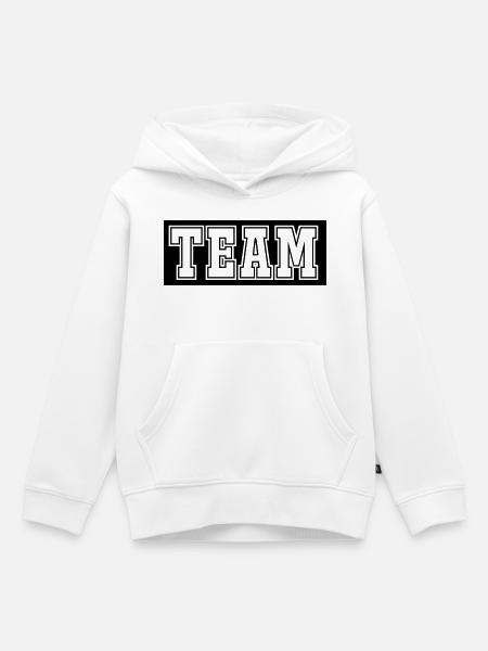 team - Kinder Premium Organic Hoodie - Weiß