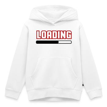 loading - Kinder Premium Organic Hoodie - Weiß - Vorne - AI Model Kid Female (0cm)