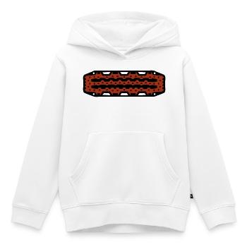 Offroad Sandblech 4x4 Matsch - Kinder Premium Organic Hoodie - Weiß - Vorne - AI Model Kid Female (0cm)