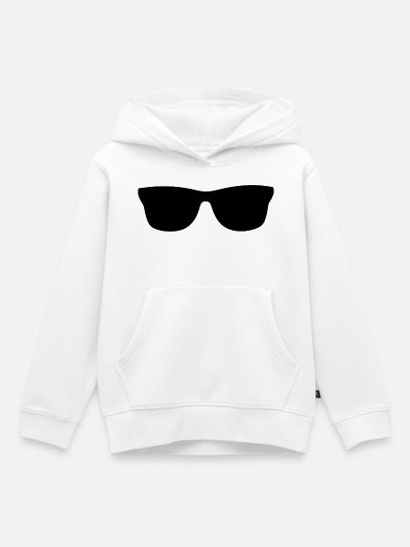 Sonnenbrille - Kinder Premium Organic Hoodie - Weiß