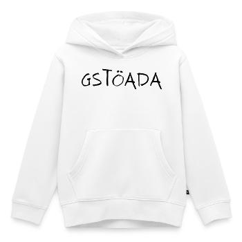 Gstöada - Kinder Premium Organic Hoodie - Weiß - Vorne - AI Model Kid Female (0cm)