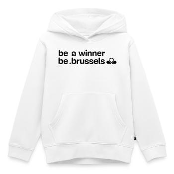 VolleyballBrüssel – Region Brüssel - Kinder Premium Organic Hoodie - Weiß - Vorne - AI Model Kid Female (0cm)