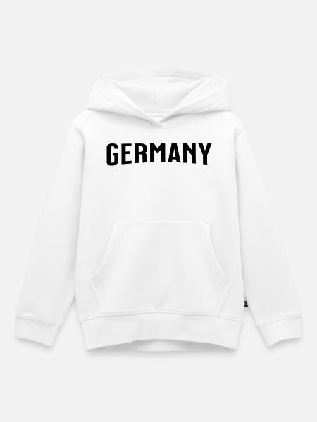 Deutschland - Germany - Kinder Premium Organic Hoodie - Weiß