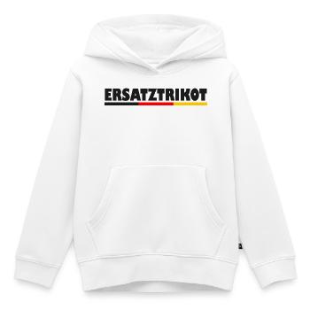 Fan Ersatztrikot - Kinder Premium Organic Hoodie - Weiß - Vorne - AI Model Kid Female (0cm)