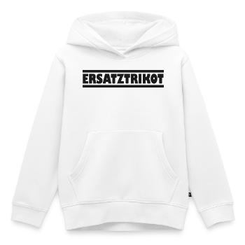 Ersatztrikot Black - Kinder Premium Organic Hoodie - Weiß - Vorne - AI Model Kid Female (0cm)