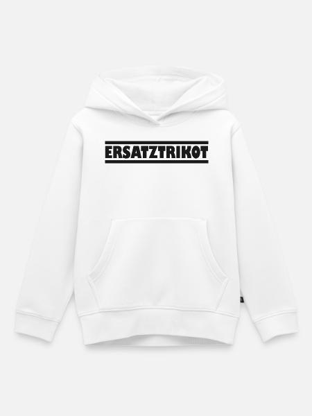 Ersatztrikot Black - Kinder Premium Organic Hoodie - Weiß