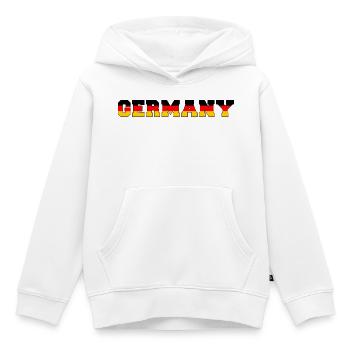Deutschland T-Shirt Germany - Kinder Premium Organic Hoodie - Weiß - Vorne - AI Model Kid Female (0cm)