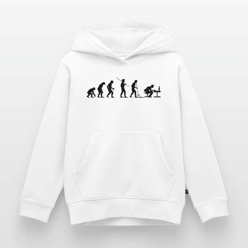 Programmierer Evolution Informatiker Entwickler Kinder Premium Organic Hoodie