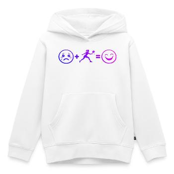 Padel Schläger kaufen Fans lieben Padel Bekleidung - Kinder Premium Organic Hoodie - Weiß - Vorne - AI Model Kid Female (0cm)