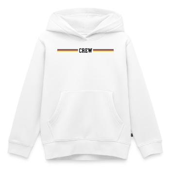 Équipage Pavillon allemand - Sweat Premium à capuche enfant bio - blanc - Devant - AI Model Kid Female (0cm)