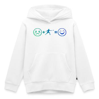 Ultimate Frisbee Geschenk für der Ultimate-Spieler - Kinder Premium Organic Hoodie - Weiß - Vorne - AI Model Kid Female (0cm)