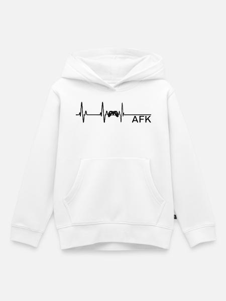 GamingPulse - Kinder Premium Organic Hoodie - Weiß