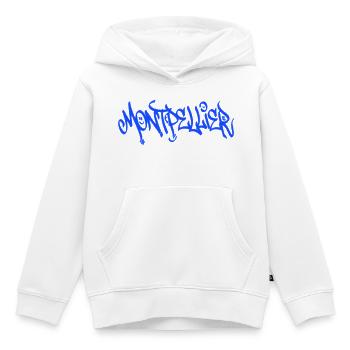 MTP Street Art - Montpellier - Kinder Premium Organic Hoodie - Weiß - Vorne - AI Model Kid Female (0cm)
