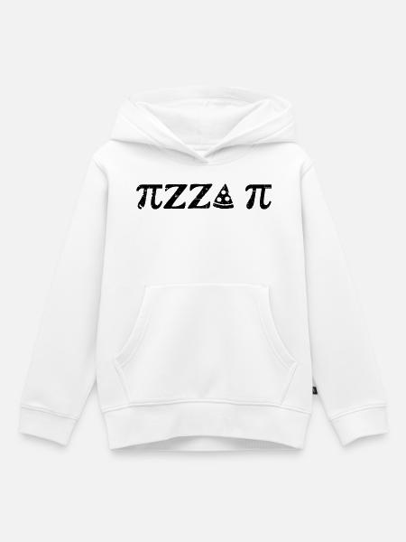 Pizza Pi - Kinder Premium Organic Hoodie - Weiß