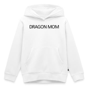 Minimalistische Drachenmutter, lustige Bartagamenm - Kinder Premium Organic Hoodie - Weiß - Vorne - AI Model Kid Female (0cm)