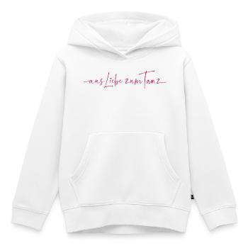 Aus Liebe zum Tanz - Kinder Premium Organic Hoodie - Weiß - Vorne - AI Model Kid Female (0cm)