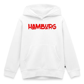Hamburg - Hansestadt - Alster - Elbe - Hafen - Kinder Premium Organic Hoodie - Weiß - Vorne - AI Model Kid Female (0cm)