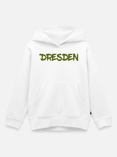 Dresden - Sachsen - Frauenkirche - Zwinger - Elbe - Kinder Premium Organic Hoodie - Weiß