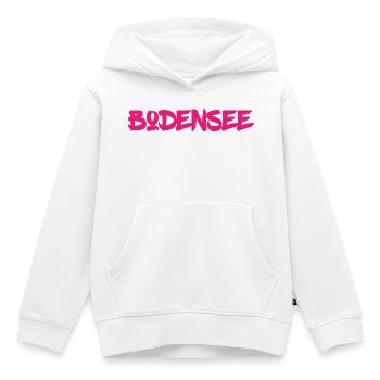 Bodensee - Süddeutschland - Österreich - Schweiz - Kinder Premium Organic Hoodie - Weiß - Vorne - AI Model Kid Female (0cm)