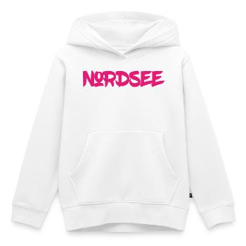 Nordsee - Watt - Gezeiten - Deutsches Meer - Kinder Premium Organic Hoodie - Weiß - Vorne - AI Model Kid Female (0cm)