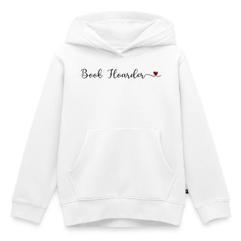 Buch Sammler - Kinder Premium Organic Hoodie - Weiß - Vorne - AI Model Kid Female (0cm)